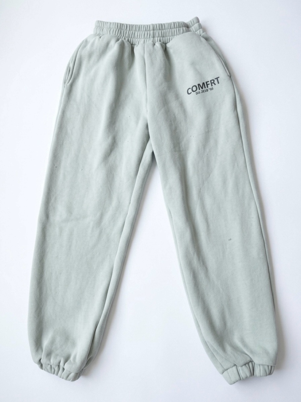 COMFRT Men’s Fleece Jogger Sweatpants - Taupe Gray Size L
